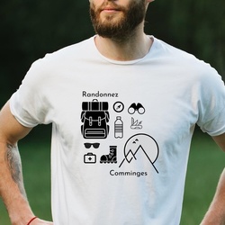 T-shirt Randonnez Comminges  - Mr et Mme Flock