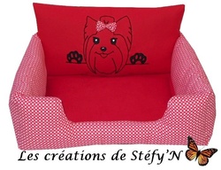 Canap MOTIF RACE DE CHIEN (personnalisable) - Crations de Stfy'N