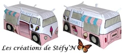 Cabane CAMION DE GLACE (sur demande) - Crations de Stfy'N