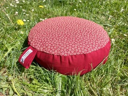 Coussin  confort  rouge myosotis - Mditemps