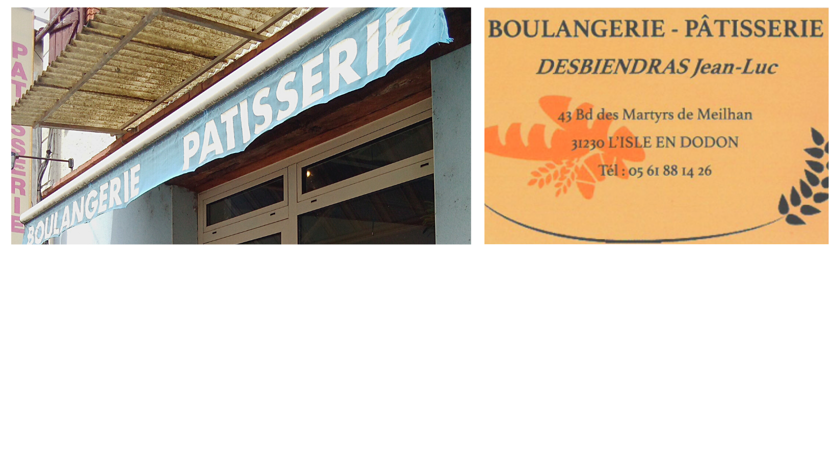 Boutique Boulangerie-Ptisserie Desbiendras Jean-Luc - J'achte en Comminges