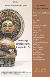� Rendez-vous des artistes locaux �  17 avril au 3 mai 2026