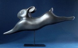 Figurine Pompon "Lapin courant"   - ANTAN ET NEO