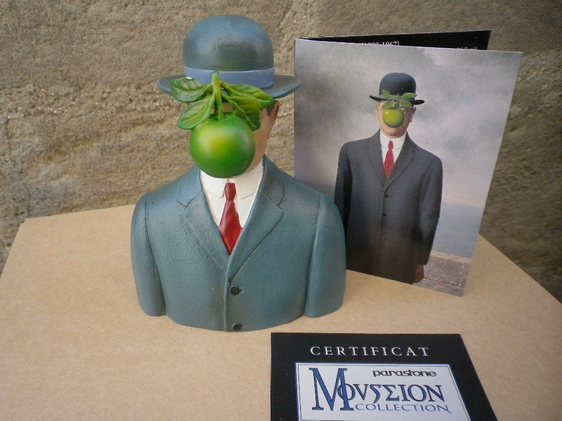 Figurine Magritte &quot;Le fils de l'Homme&quot; Pomme - FIGURINE DE COLLECTION ET PIECES DE MUSEE - ANTAN ET NEO - Voir en grand