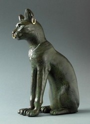 Figurine Résine Bronzé Art Égyptien chat De Gayer Anderson - ANTAN ET NEO