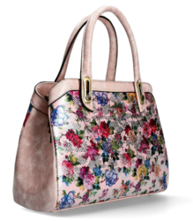 ARAMIS 04 - SAC ROSE PORTE MAIN AVEC BANDOULIERE - Maroquinerie Diot Sellier