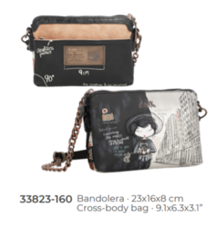 33823-160 SAC BANDOULIERE ANEKKE COLLECTION CITY MOMENTS - Maroquinerie Diot Sellier