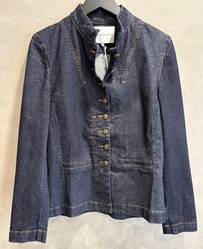 VESTE VELOURS OFFICIER EVA KAYAN  - ANN'MODE 