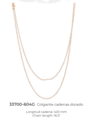 33700-604G COLLIER GOLD ANEKKE EPUISE - Maroquinerie Diot Sellier