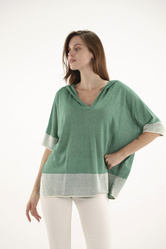 PULL � CAPUCHE L�GER MAUD & SACHA  - ANN'MODE 