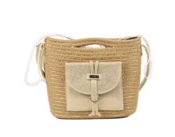 DAR-TZ-04 SAC A BANDOULIERE COTON ET SYNTHE LIGNE DARIO - Maroquinerie Diot Sellier