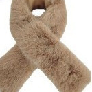 COL CHARPE FAUSSE FOURRURE LE VOYAGE EN PANIER  - ANN'MODE 