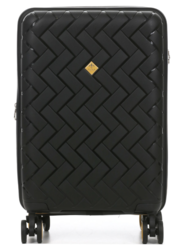 2415-76 VALISE ODENSE POLYPROPYLENE NOIRE LYS 76 CM - Maroquinerie Diot Sellier