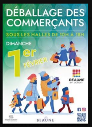 D�ballage d'hiver sous les halles de Beaune 1er f�vrier 2026 - BEAUNE en action