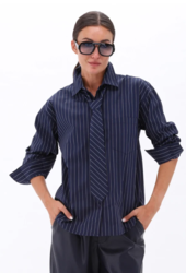 CHEMISE CRAVATE K DESIGN  - ANN'MODE 