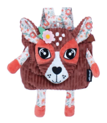 35031 : SAC A DOS VELOURS MELIMELOS LA BICHE - Maroquinerie Diot Sellier