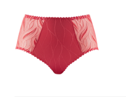 Louisa Bracq Julia culotte taille haute rouge  - Un Temps Pour Elle - Lingerie