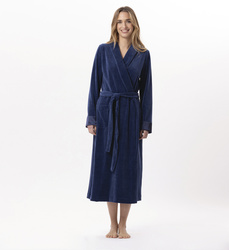 Le chat essentiel robe de chambre bleu - Un Temps Pour Elle - Lingerie