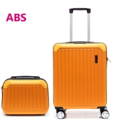 1962/2 VALISE CABINE + VANITYABS 55 CM LYS MANGUE - Maroquinerie Diot Sellier