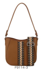 LIGNE BRUNE F9114-3 SAC PORTE EPAULE FUCHSIA - Maroquinerie Diot Sellier