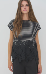 TOP DENTELLE MARINI�RE NU DENMARK  - ANN'MODE 