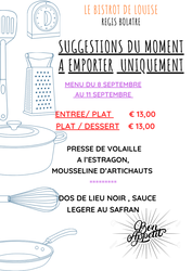 A EMPORTER  - LE BISTROT DE LOUISE