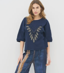 TEE SHIRT PERLES NU DENMARK  - ANN'MODE 