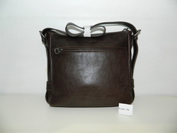 LIGNE KIM M105-03 SAC PORTE EPAULE CUIR MOCCA - Maroquinerie Diot Sellier