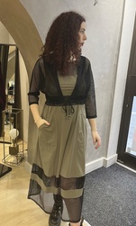 ROBE KAKI RSILLE MC PLANET  - ANN'MODE 