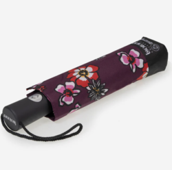 09397 - PARAPLUIE Auto FLEURS PENSEES Ouverture/fermeture au - Maroquinerie Diot Sellier