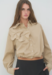 CHEMISE FLEUR NU DENMARK  - ANN'MODE 