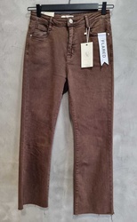 PANTALON CROPPED FOLY ROSE - ANN'MODE 
