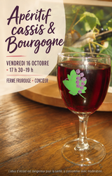 Ap�ritif cassis & Bourgogne � la Ferme Fruirouge - Ferme Fruirouge