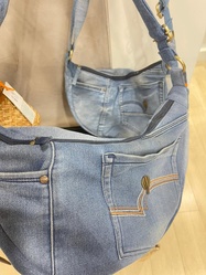 SAC BANANE EN JEAN LE VOYAGE EN PANIER  - ANN'MODE 