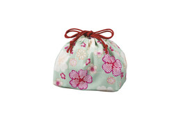 Sac sakura vert - Comptoir du Japon