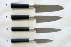 Couteau Wasabi Black de KAI - Comptoir du Japon