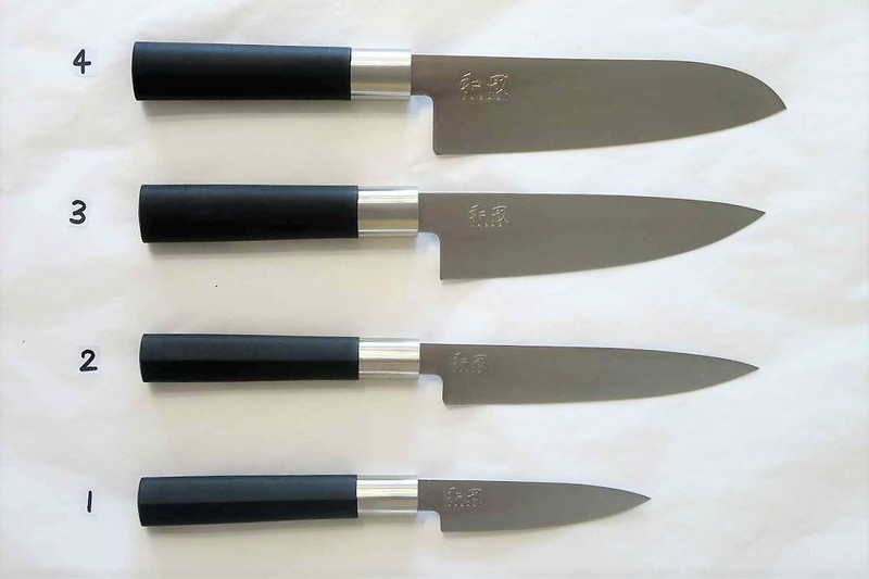 Couteau Wasabi black de KAI - Couteau d'office, universel, chef, santoku - Comptoir du Japon - Voir en grand