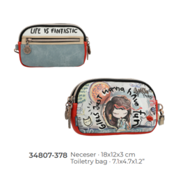 34807-378 TROUSSE TOILETTE FUN & MUSIC - Maroquinerie Diot Sellier