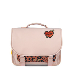 FICHE DUPLIQUEE - 24003 LUPIN - WILD HEART OLD ROSE : CARTABLE STONES AND BONE - Maroquinerie Diot Sellier