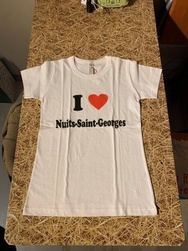 T-shirt Femme I Love Nuits-Saint-Georges - FRUIROUGE & CIE - L'EPICERIE FERMIERE