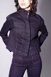 VESTE EN JEAN SURPIQUE EVA KAYAN  - ANN'MODE 