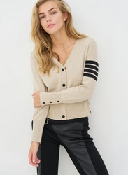 CARDIGAN BEIGE NU DENMARK  - ANN'MODE 