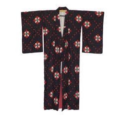 Kimono traditionnel ancien en soie, Meisen  - Comptoir du Japon