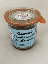 Tartinade Lentilles Saucisse de Morteau 90 g - FRUIROUGE & CIE - L'EPICERIE FERMIERE