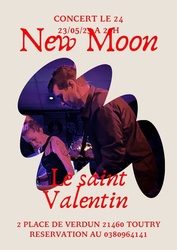 Vendredi 23 Mai 2025 - Apro-concert NEW MOON - Caf concert Le St Valentin