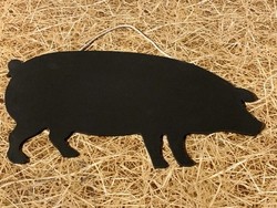 Tableau noir animal cochon - FRUIROUGE & CIE - L'EPICERIE FERMIERE
