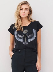 TEE SHIRT CLAT ARGENT NU DENMARK  - ANN'MODE 