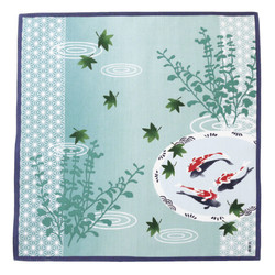 Furoshiki 50cm, carr de tissu japonais, Poisson rouge - Comptoir du Japon