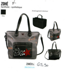LINE ZOHE ZOHE 01 SAC A MAIN GIRLS POWERS - Maroquinerie Diot Sellier