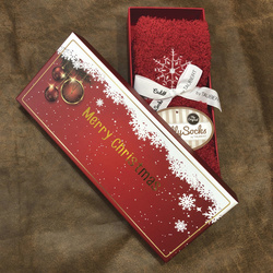 Taubert Chaussettes de Nol rouges en coffret cadeau - Un Temps Pour Elle - Lingerie